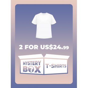 

DRESSLILY MYSTERY BOX of 2 Men T-shirts, Multicolor