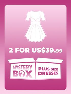 DRESSLILY MYSTERY BOX of 2 Plus Size Dresses