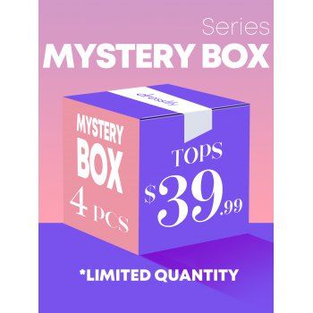 

DRESSLILY MYSTERY BOX Of 4Pcs TOPS, Multicolor