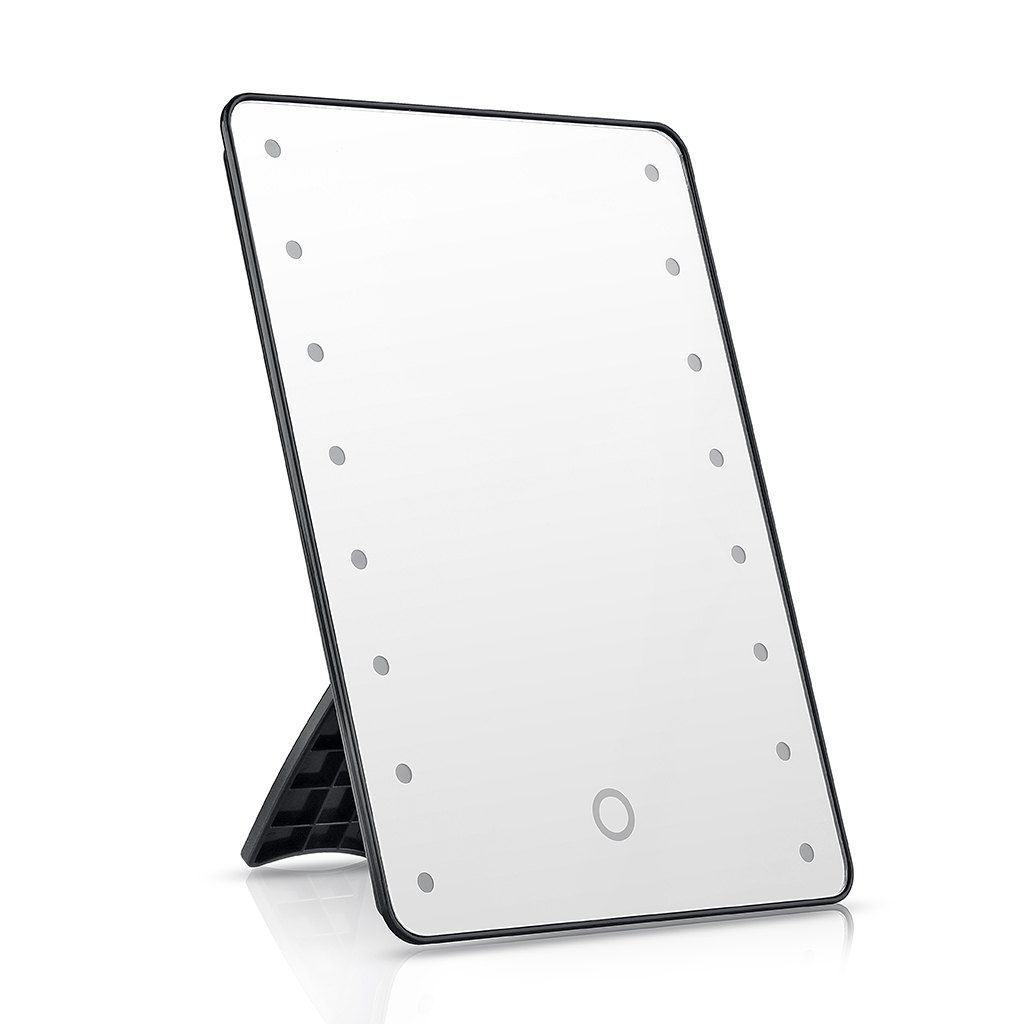 2018 Ovonni L206 Led Touch Screen Makeup Mirror Portable 16 Leds Ovonni L206 Led Touch Screen Makeup Mirror Portable 16 Leds Lighted Make Up Cosmetic
