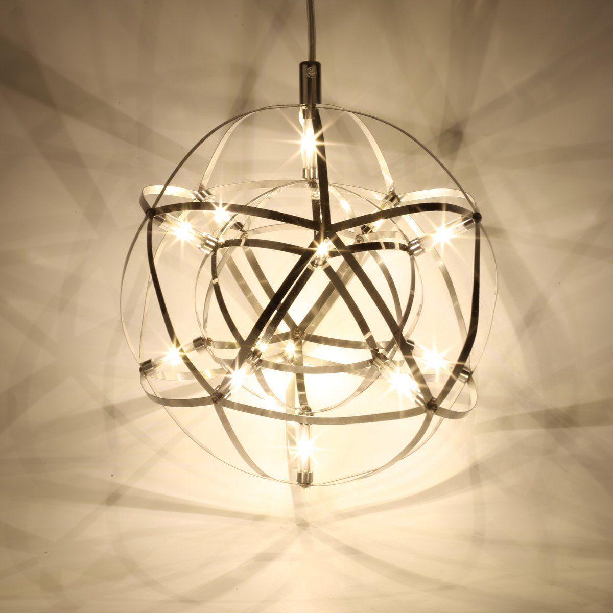 2018 Floureon 12w Led Mordern Simple Globe Shade Suspension Pendant Floureon 12w Led Mordern Simple Globe Shade Suspension Pendant Light Spark Fireworks Planet Spherical