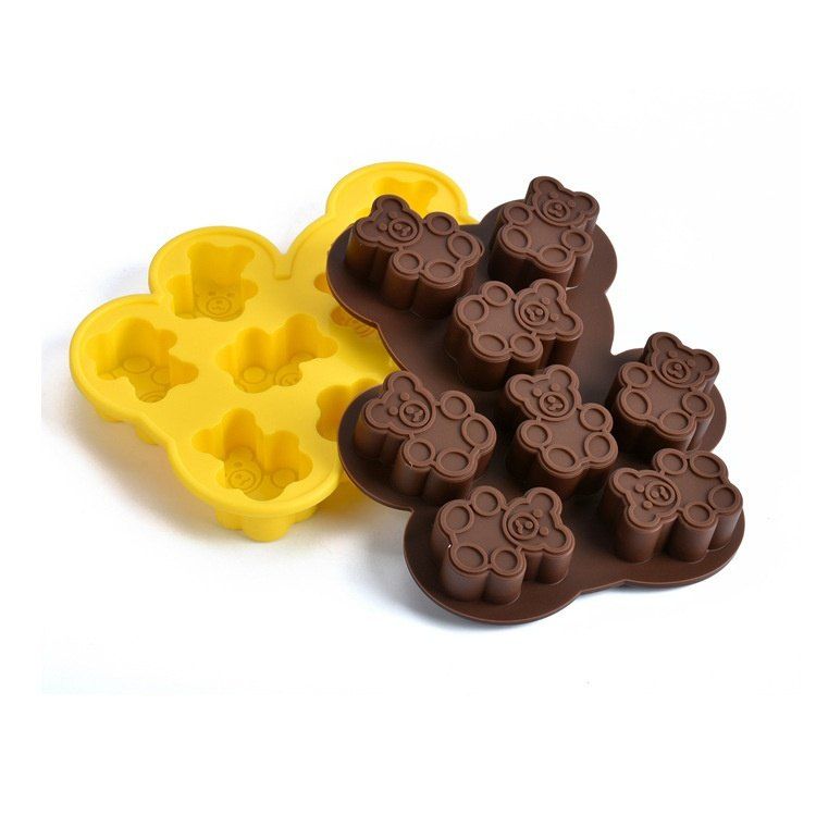 

Silicone Bear Shaped Cake Mold, Random