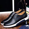 Chaussures en cuir d'affaires pour hommes - Noir EU 42