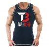 Hommes Bodybuilding Vêtements Fitness Sport Gilet Stringer Gym Réservoir Sans Manches Sous-shirt Singlets Muscle Tops Wear - Gris M
