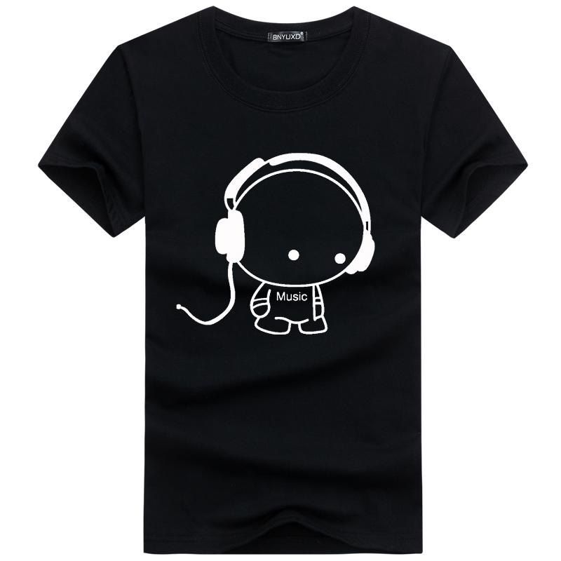 

Casual Short Sleeved Printed T-shirt, Gray
