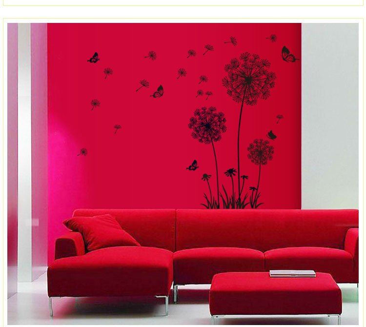 dresslily-photo-gallery-hot-dandelion-wall-stickers-bedroom