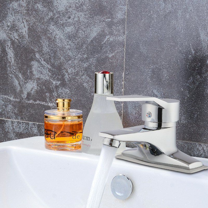 

IELTS Basin Faucet Two Hot And Cold Double Hole Copper Faucet Wash Basin Bathroom Plumbing Hardware Batch