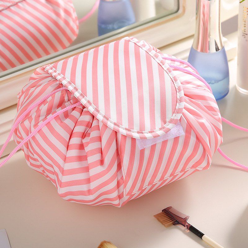 

Portable Travel Large Capacity Storage Cosmetic Bag, Pink unicorn