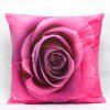 Haute Qualité Motif 3D Rose Carré Taie d'oreiller (Pillow Sans intérieure) - Rose 
