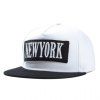 Stylish City Name Letters Embroidery Applique Men's Baseball Cap - Blanc 