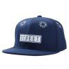 Stylish Geometry and Letter Shape Embroidery Men's Baseball Cap - Cadetblue 