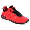 Stylish Solid Color and Lace-Up Design Sneakers For Men - Rouge 43