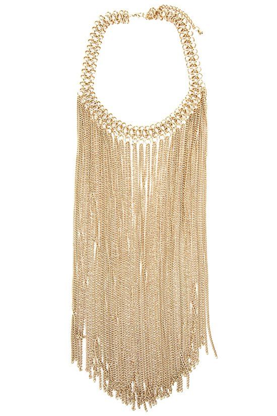 Trendy simple chaîne Style Lien Collier Tassel pour les femmes - d'or 