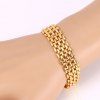 Chic Alloy Hollow Out Bracelet For Women - d'or 