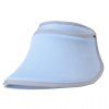 Simple UV Proof Candy Color Beach Sun Hat Visors - Bleu clair 