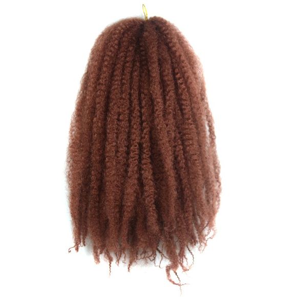 Fluffy Afro Kinky Curly Trendy longue Kanekalon synthétique tressée Extension de cheveux pour les femmes - 350 