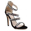 Party Rhinestones and Stiletto Heel Design Women's Sandals - Noir 38