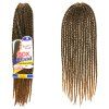 14pcs Élégant / Grand Braided Hair Extension du terrain Brown synthétique de longue Ombre main femmes - multicolore 