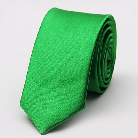 

Stylish Various Candy Colors 5CM Width Men's Tie, Green