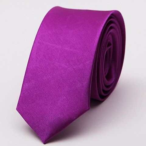 

Stylish Various Candy Colors 5CM Width Men's Tie, Violet