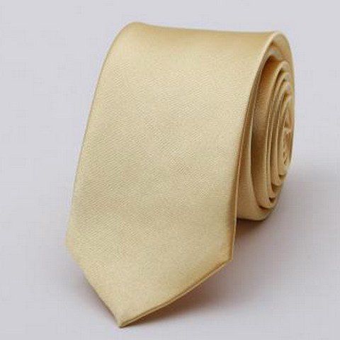 

Stylish Various Candy Colors 5CM Width Men's Tie, Champagne