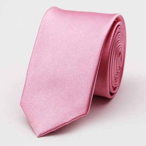 

Stylish Various Candy Colors 5CM Width Men's Tie, Light pink