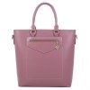 Elegant Solid Color and Stitching Design Women's Tote Bag - Rose 