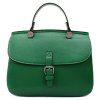 Retro Buckle and Solid Color Design Women's Tote Bag - Vert 