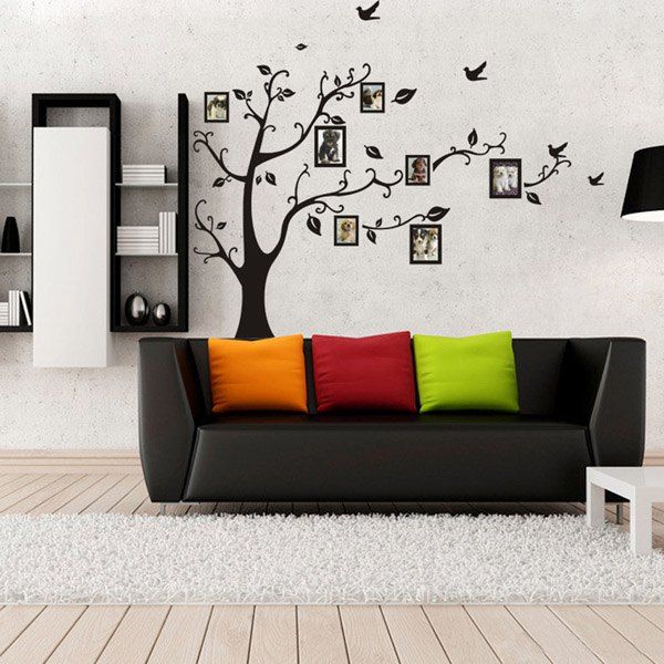 2018 Stylish Large Size Plant Pattern Bedroom Decoration Photo Wall