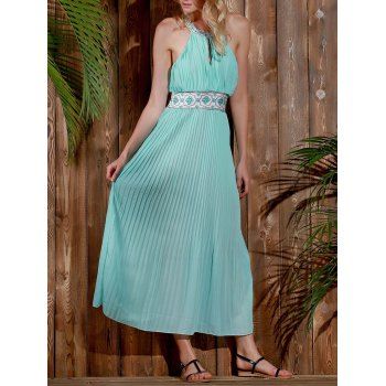 spliced backless dresslily hollow maxi dress