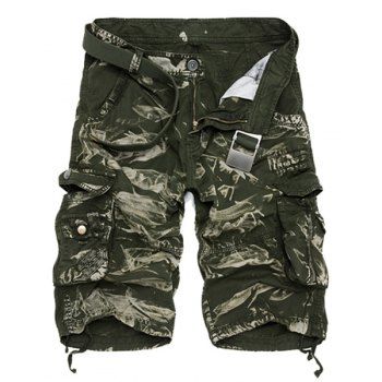 [17% OFF] 2023 Military Style Zipper Fly Multi-Pocket Loose Fit ...