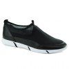 Fashionable Splicing and Black Color Design Men's Casual Shoes - Noir 40