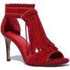 Fashion Fringe and Suede Design Sandals For Women - Rouge 39