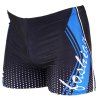 Elastic Waist Letter Printing Men's Boxers Swimming Trunks - multicolore ONE SIZE(FIT SIZE XS TO M)