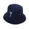 Chic College Style Letters Embroidery Women's Bucket Hat - Cadetblue 
