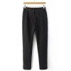 Simple Style Striped High Waist Pencil Pants For Women - BLACK L