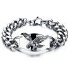 Chic Alloy Eagle Shape Bracelet For Men - Argent 