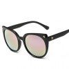 Black Cat Eye Sunglasses de Chic petit triangle embellies femmes - Rose 