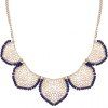 Creux Vintage collier de perles pour femmes - d'or 