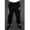 Loose Fit Plus Size Lace Up Sports Style Printing Pants For Men - Noir 3XL