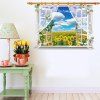 Motif Chic 3D Window Sky Paysage Autocollant Mural Pour Salon Chambre Décoration - multicolore 
