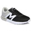 Trendy Splicing and Colour Matching Design Men's Athletic Shoes - Noir et Gris 41