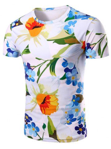 polyester round neck abstract print floral printed short sleeve sleeveless t shirts