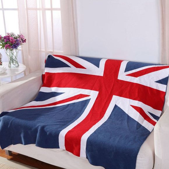 Blanket High Quality Union British Style Jack Coton tricoté - multicolore W35.43INCH*L43.3INCH