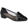 Mesh simple et chaussures plates Black Color Design Femmes - Noir 38