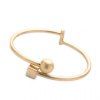 Balle Chic Place Cuff Bracelet pour les femmes - d'or 