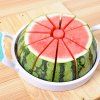 Hot Sale Multifonctionnel Cuisine outil forme ronde Watermelon Slicer Fruit Cutter - Blanc 