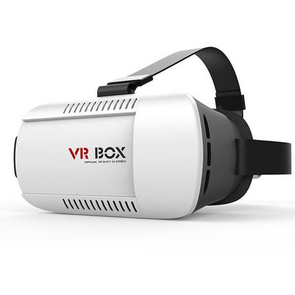 Lunettes de Réalité Virtuelle 3D Tendance VR Box Pour 4,7 à 6,0 Pouces Smartphone - Blanc 