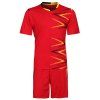 Men 's  Sport Style de Splicing Formation Football Jersey Set (T-Shirt + Shorts) - Rouge 2XL