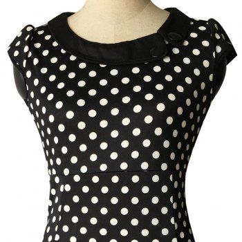 Polka dot fishtail dress images Polka dot fishtail dress images